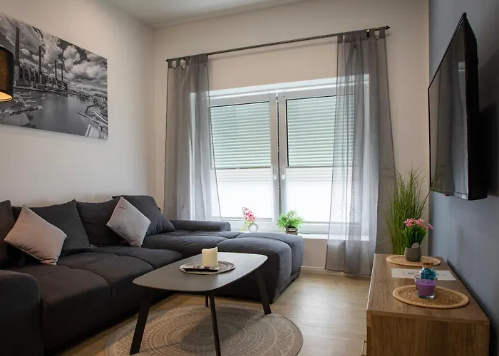 Hannibal - Design Apartment Lilie 2, Vw Naehe, Parkplatz, Kueche, Highspeed-Wlan, Fitness, Solarium
