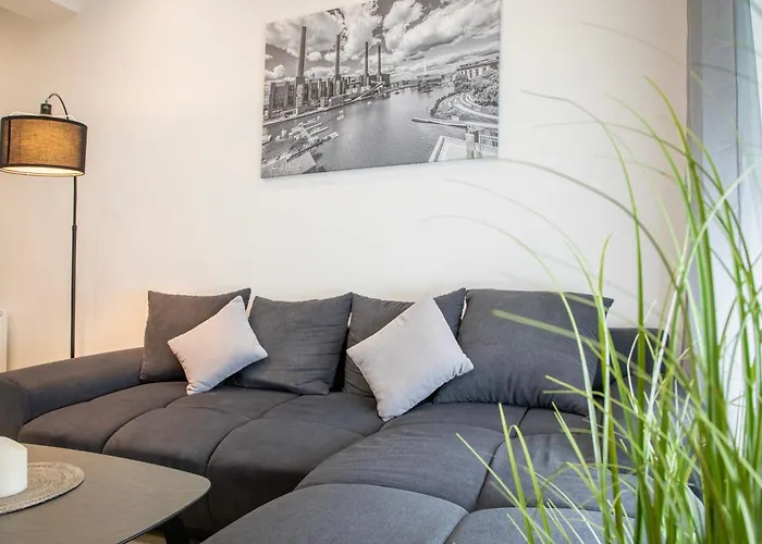 Hannibal - Design Apartment Lilie 2, Vw Naehe, Parkplatz, Kueche, Highspeed-Wlan, Fitness, Solarium